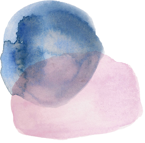 Watercolor Organic Splat Shape